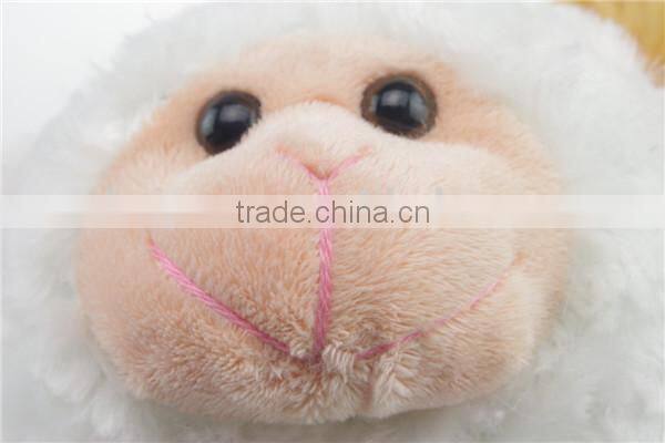 So cute mini soft plush lamb toys for crane machine