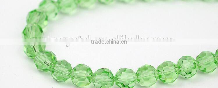 32 faces round crystal bead one hole bead for bracelet