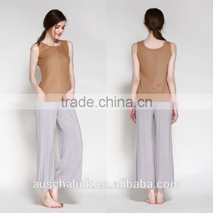 new arrival loose house rayon night pants for girls wholesale