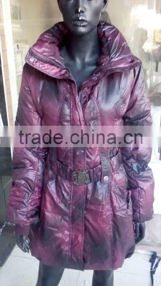GZY wholesale women mixed down jacket for the winter