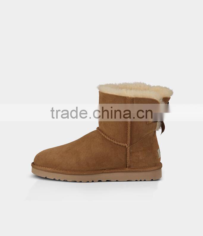 High quality TPR sole faux fur warm snow boots