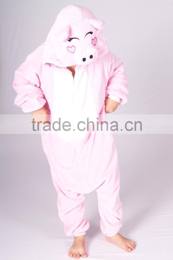 china pink pig party supplies animal mascot fancy dress costumes for kids