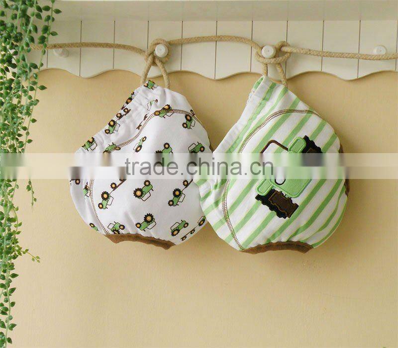 mom and bab 2012 summer baby clothes 100% cotton embroidered training pants