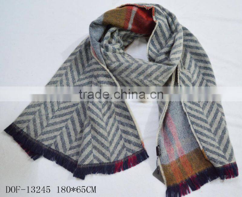 2017 hot popular lady soft cashmere 100%acrylic braided pashmina shawl