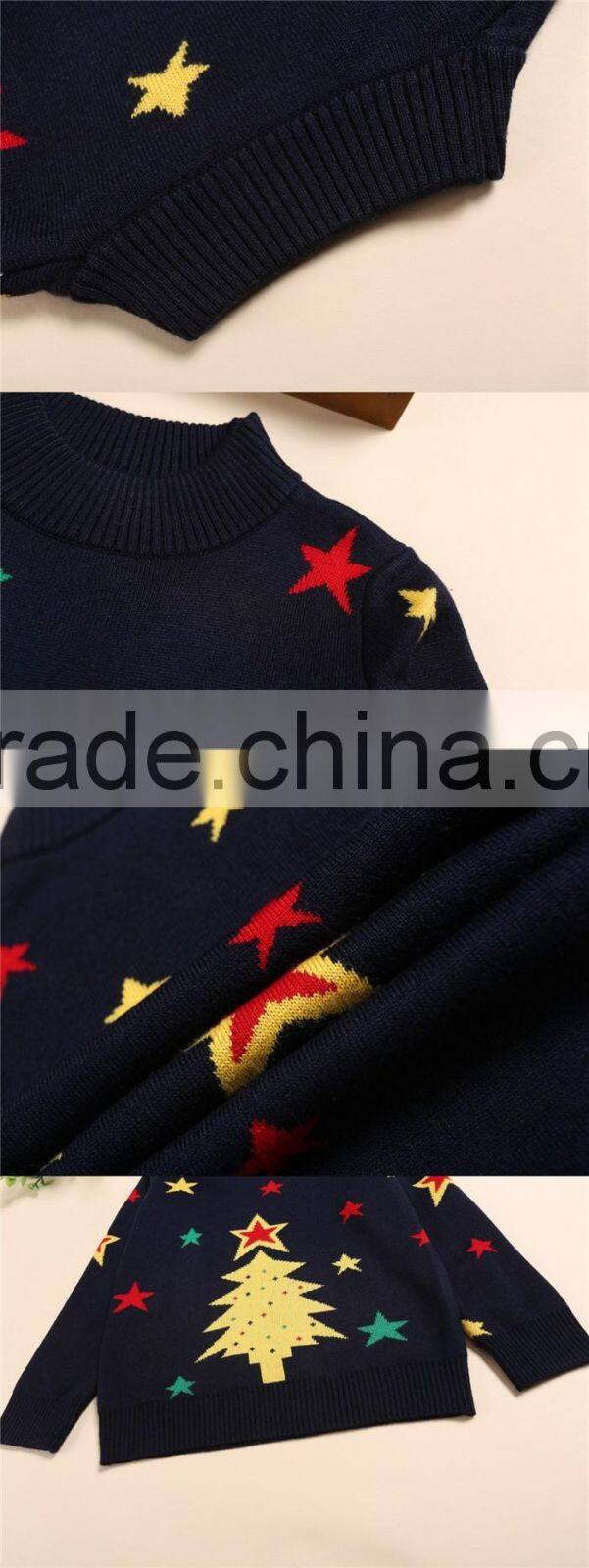 Pullover Unisex Christmas Tree 100% Cotton Ugly Christmas Sweater Jumpers