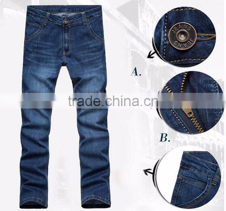 Fashionable new design cotton men's jeans pants men's jeans trousers