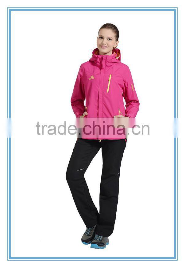 2017 New Style Customized Size Windproof Outdoor Jackets For Women Sport