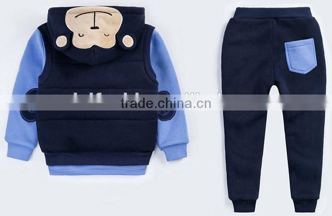 customize kids wear set fashion design children clothing kids winter clothes casual children boys clothes sets
