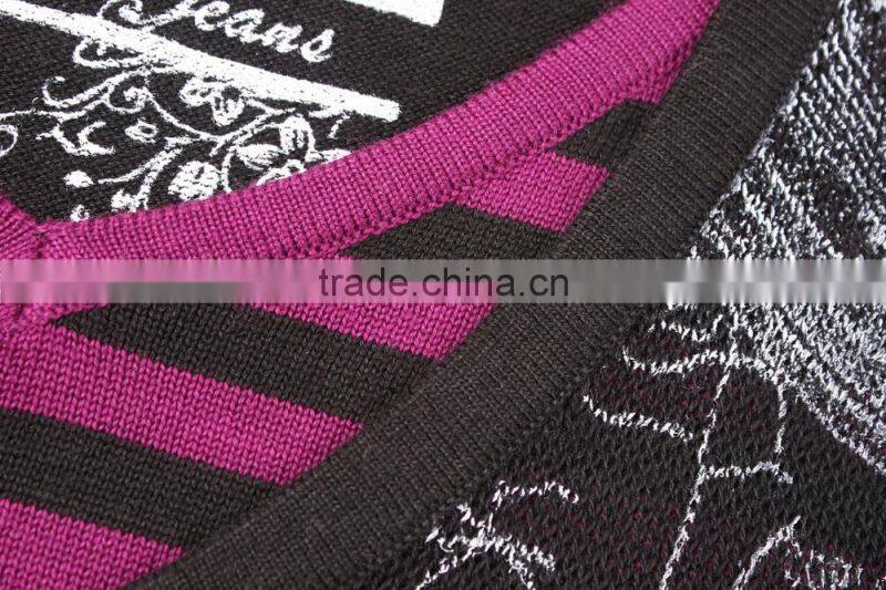 Men V neck Thin Sweater Knitting Pattern