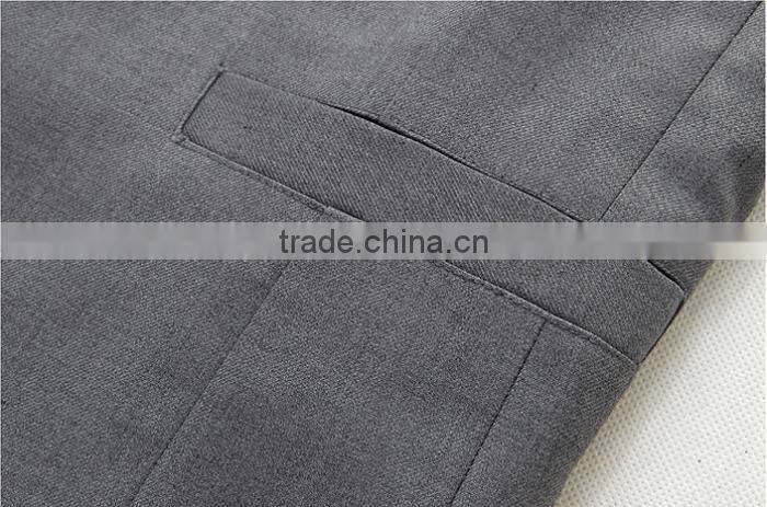 Latest Design high quality china formal boy vest waistcoat suit factory