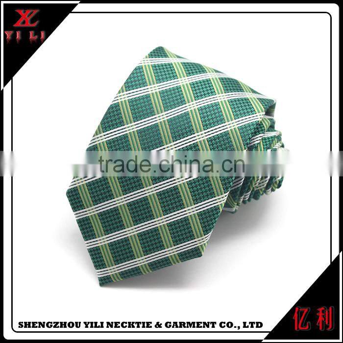 New production plaid silk neckties