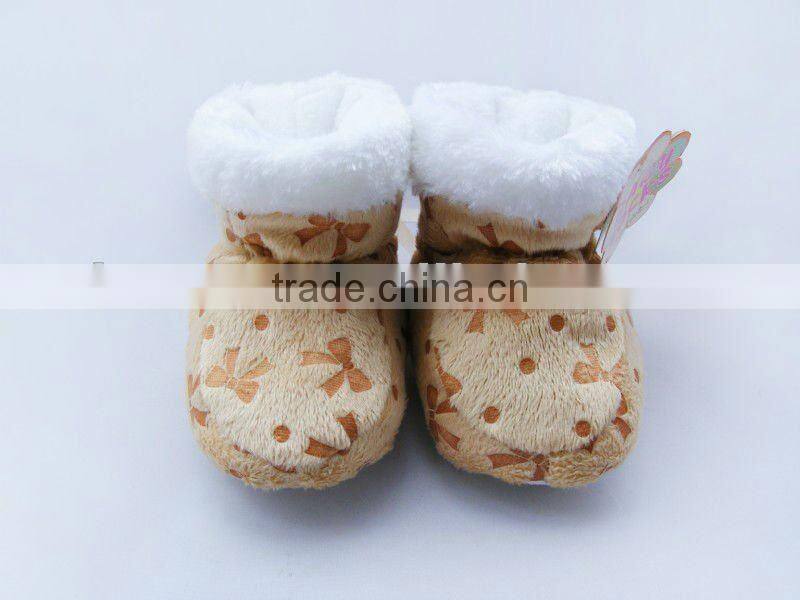 soft cotton New Baby winter shoes, Hexuan factory price