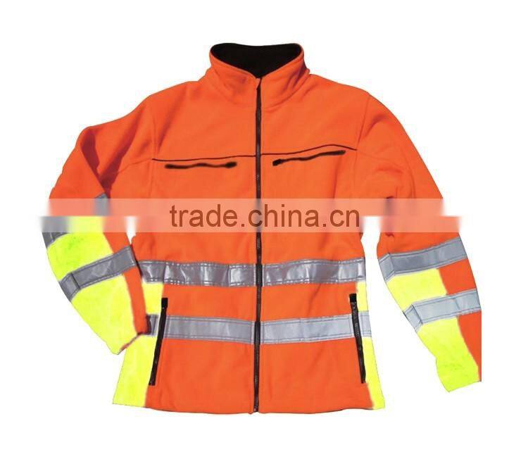 OEM apparel safety work clothing orange softshell jacket