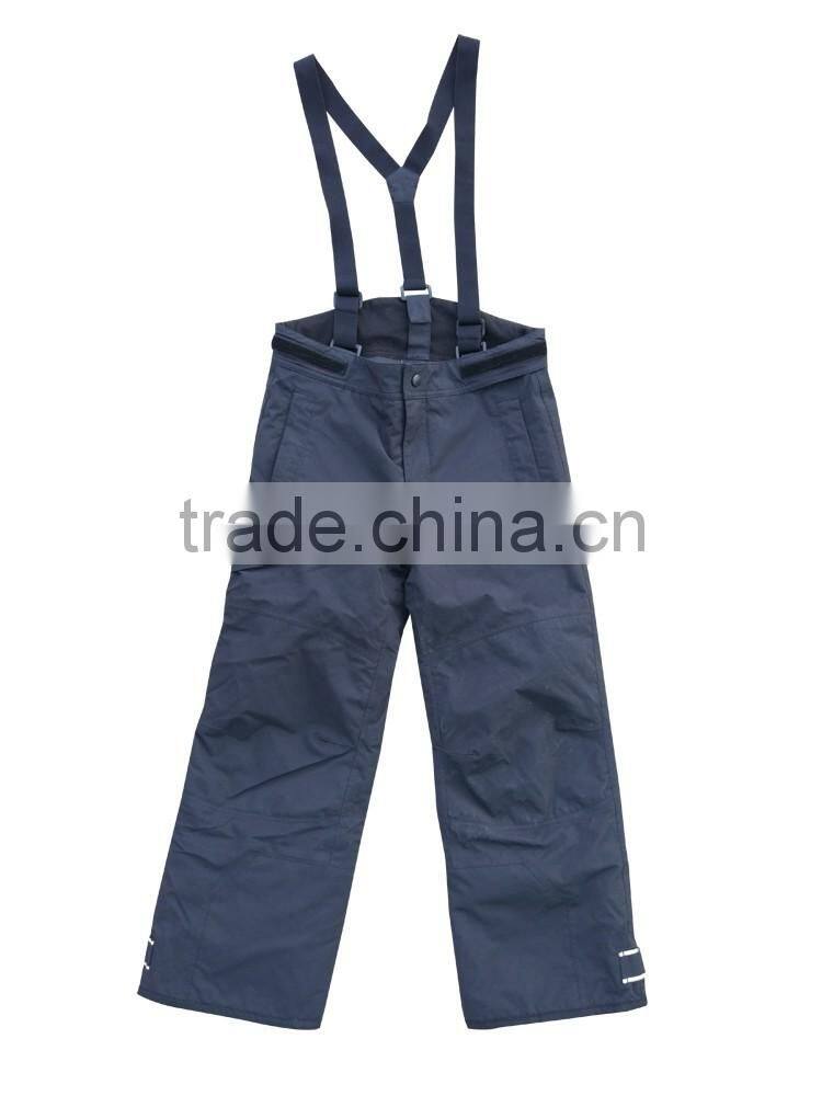 Black waterproof overall uniform life bib pants outdoor clothing