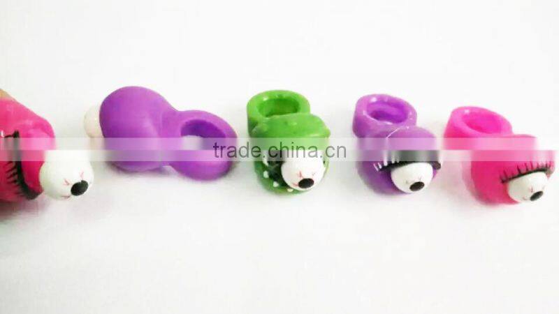 Halloween Voodoo squeeze eyes poping out toys with keychain promotion gift