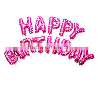 16 inch Foil Balloon Happy Birthday Letter Balloon For Sale