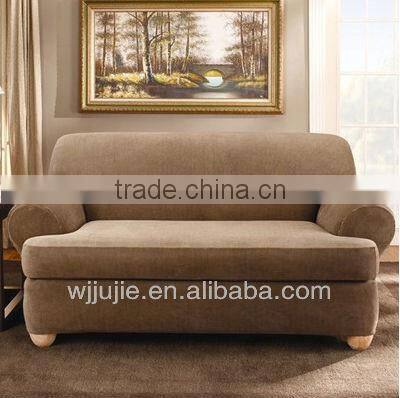 Stretch suede patchwork sofa covers