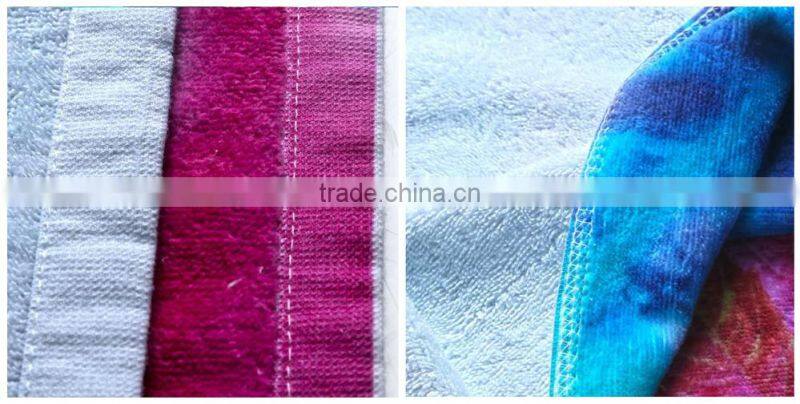 Customized Reactive Printing Velour Beach Towel