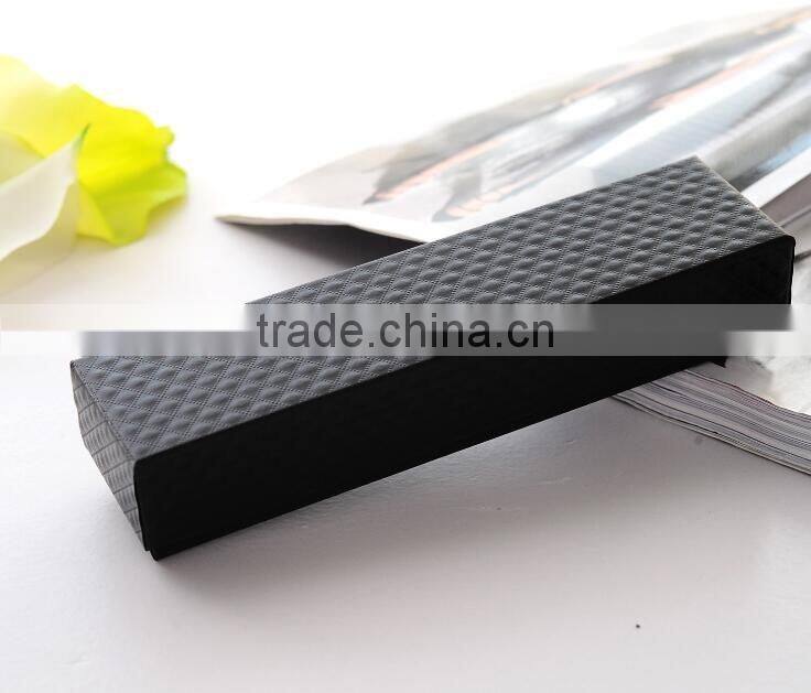 Black Necklace Bracelet Jewelry Gift Packakaging Box Long Rectangle Black Good Quality Gift Fine Package Case High Quality Box