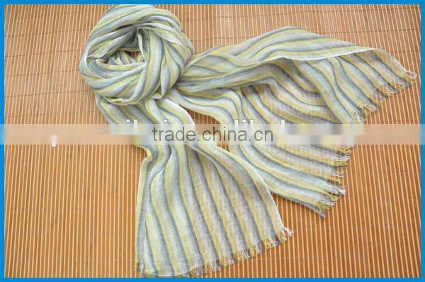 Japan hot selling fashion vertical stripe neck scarf