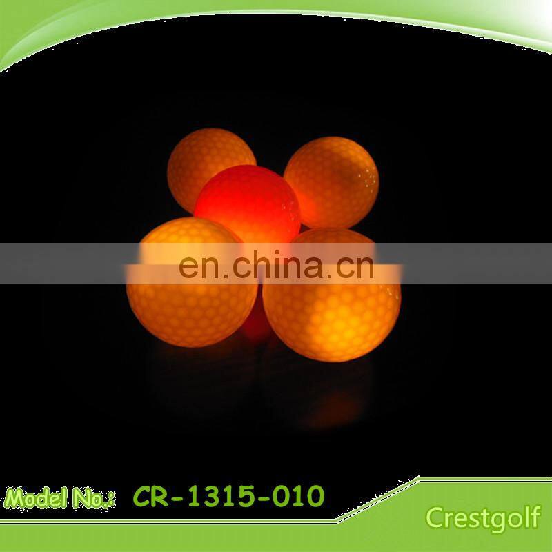 Color Custmed LED Golf Balls Cool Flash Golf LED ball