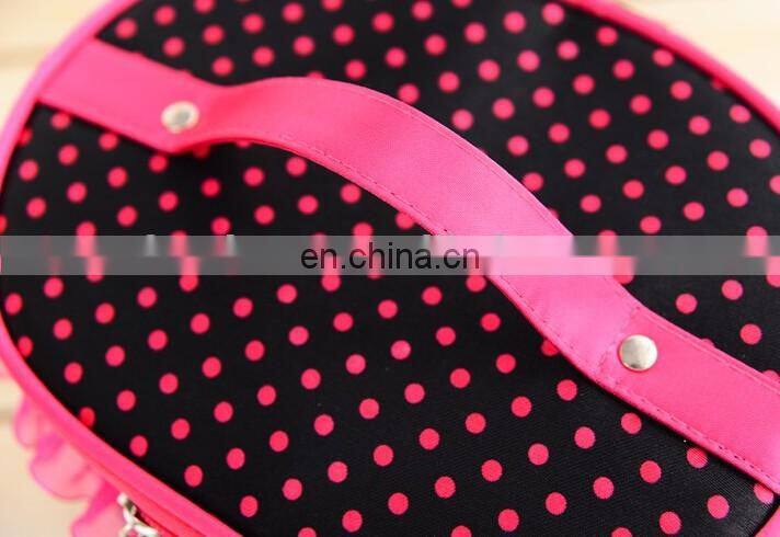 Cute gilrs bowknot cosmetic bag makeup bag