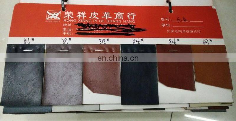 Popular branded faux leather patch label with metal for clothing