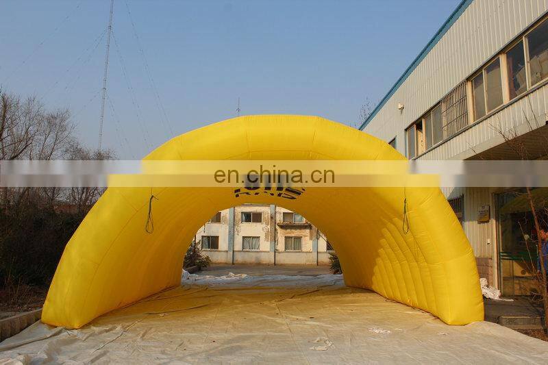 costomized new style multicolor giant entrance inflatable tunnel tent for sale