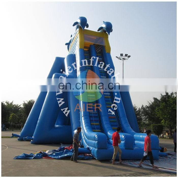 40m adult giant inflatable water slip and slide