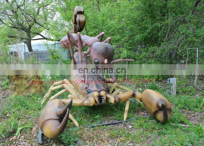 Theme park animated robot insect model