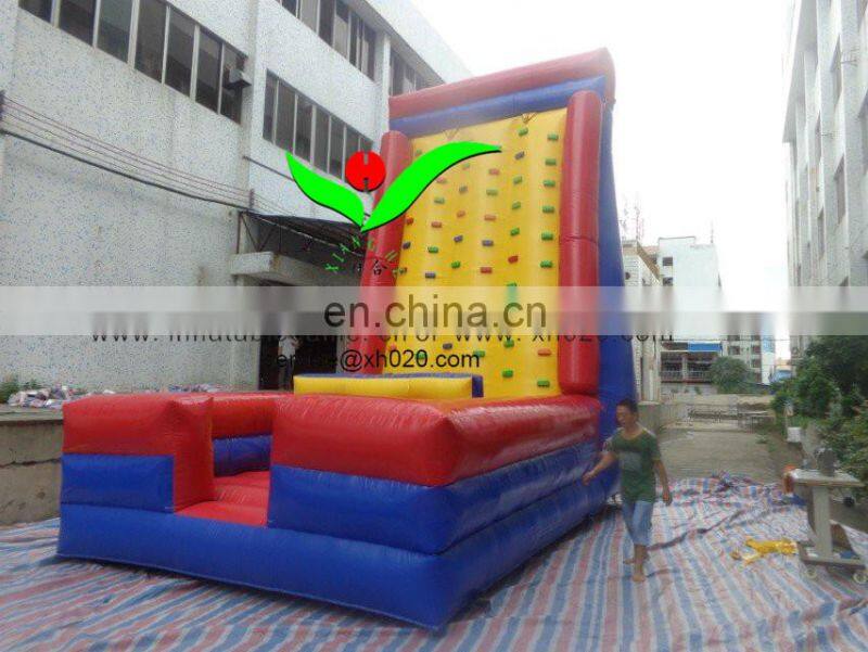 Popular inflatable climbing wall sports