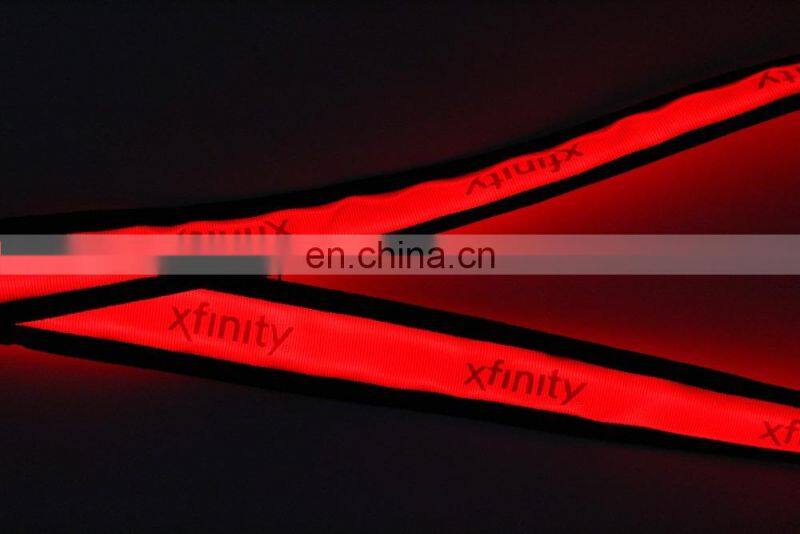 NEW arrival lled flashing lanyards with bottle openers custom bottle opener lanyard custome lanyard