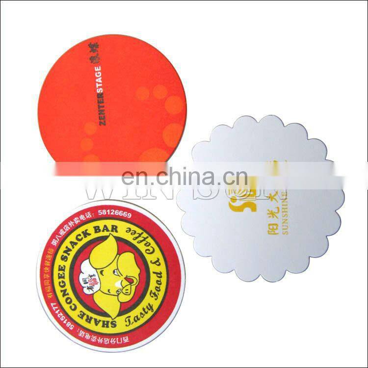 wholesales cute PVC coasters/cup pads/cup coasters as kids' gifts