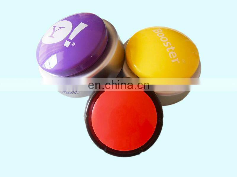 Circular Recordable sound music easy button for children gift/ sleep machine