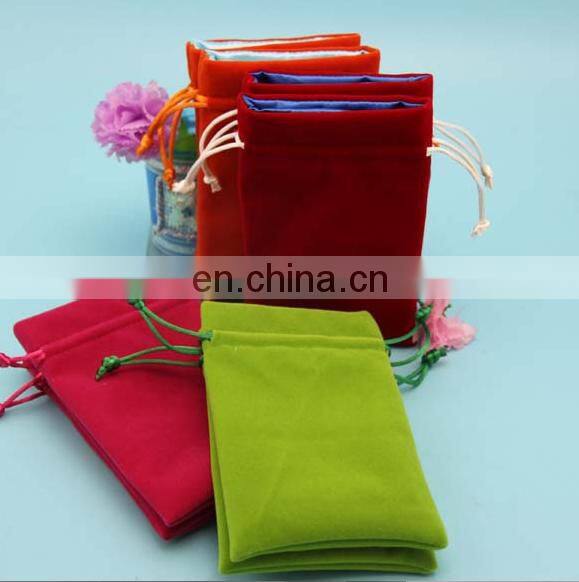 No MOQ custom velvet pouch bag with custom logo printed as custom velvet jewelry bag