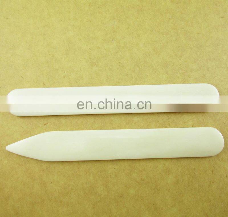 4.7 inch white bleached bookbinding tool cattle bone folder