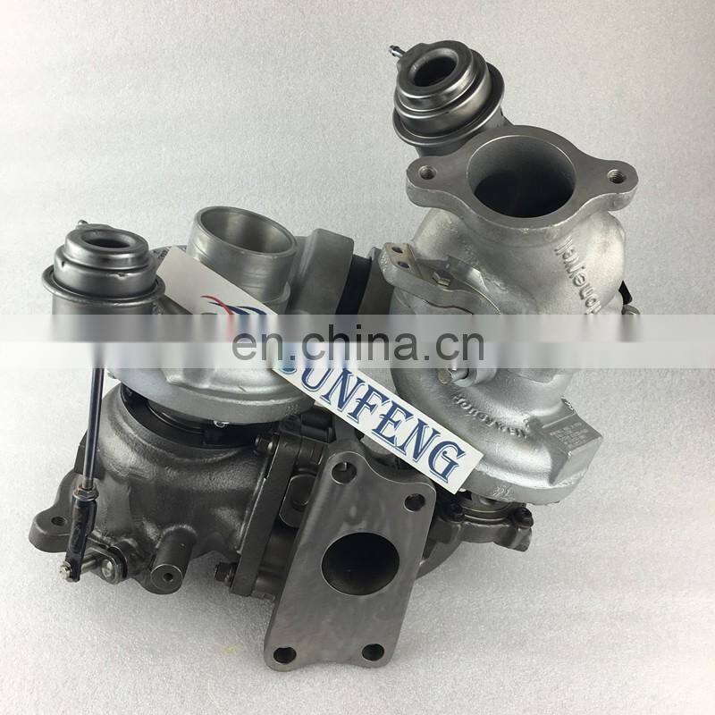 Twin Turbo SH01-13700 810356-0001 810357-0002 QH300540K turbochargerFOR Mazda CX5 6 2.2 BiTDI Bi turbo engine repair parts