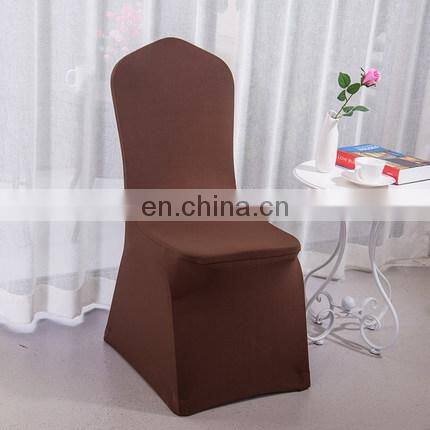 Hotel wedding banquet solid color spandex fabric lycra chair cover