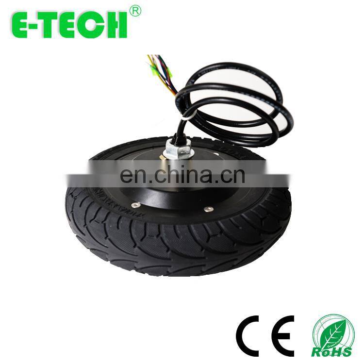 DC brushless electric bicycle conversion kti 8 inch scooter hub motor with ebs brake solid tire