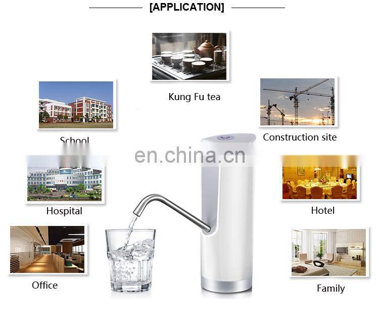 Jetmaker smart rechargeable electric battery mini hand water bottle pump dispenser for 5 gallon bucket water