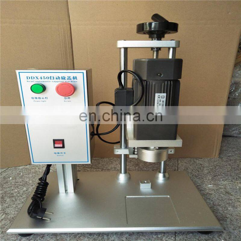 Shanghai Joygoal semi-automatic capping machine for round bottle