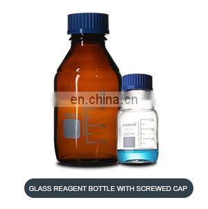 JOAN Lab Boro3.3 Glass Reagent Bottle With GL-45 Blue Screw Cap