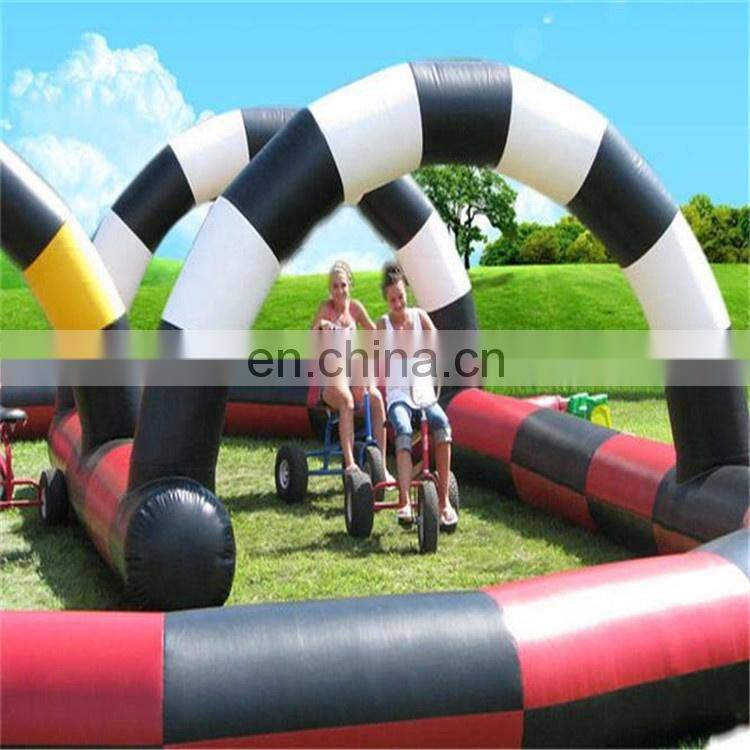 Cheap inflatable rc car race track/inflatable water race track / kids inflatable race track