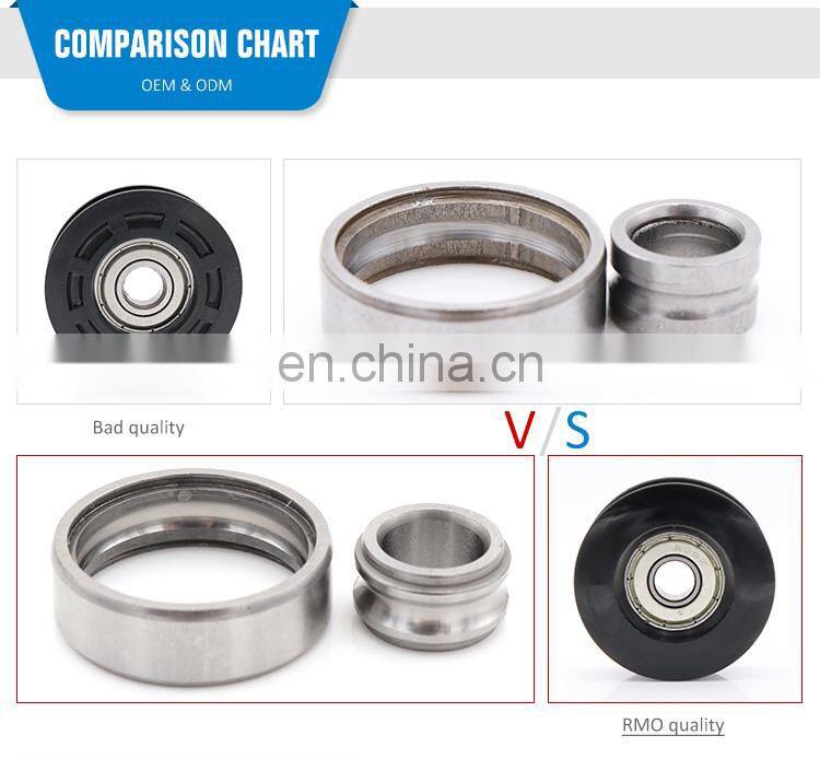 Flat running  sliding door wheels 626-z pulley sliding wheel plastic wheel
