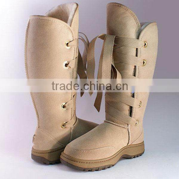 High Quality Red Leather Over Knee 2014 New Model Boots Girl and Animals Sex Funky