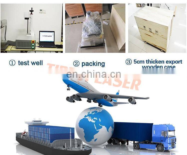 20W 30W 60W 100W JPT Raycus Max Mopa Color Fiber Laser Marking Machine Price for Stainless steel
