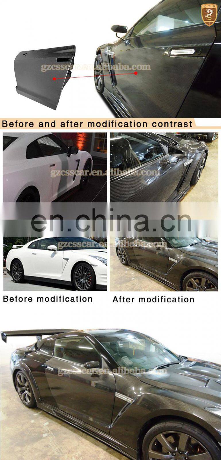 Auto Spare Body Parts OEM Style Carbon Fiber Car Door Panel Suitable For Nisan Gtr R35