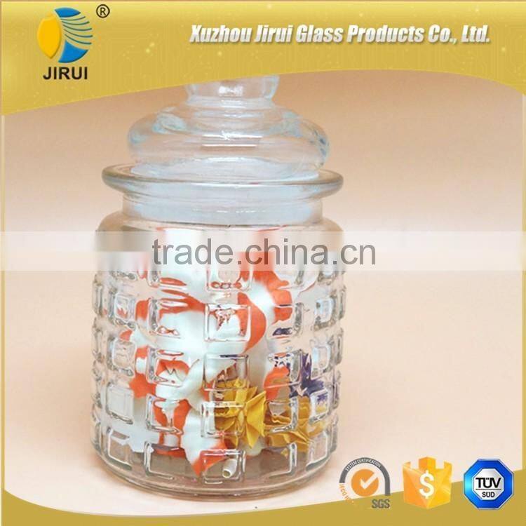 300ml Glass Food Jar With Rubber Stopper