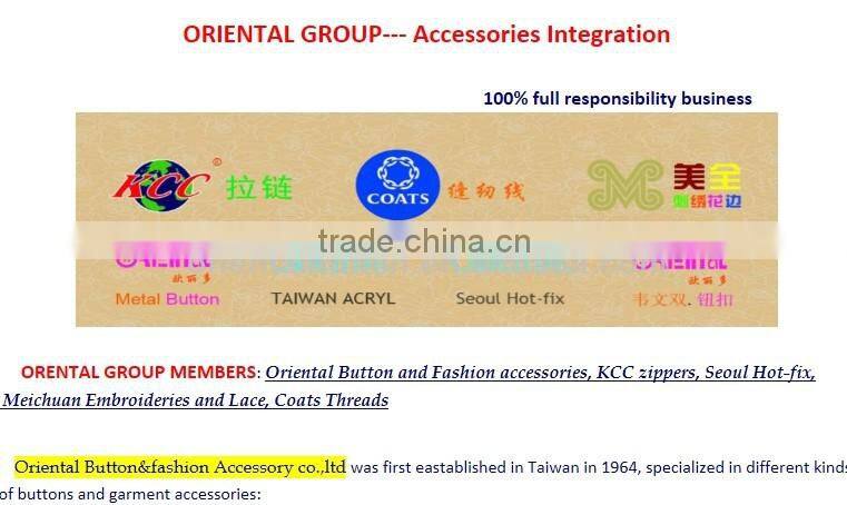 Wholesale gun 8# Y-teeth open -end High quality KCC metal zippers