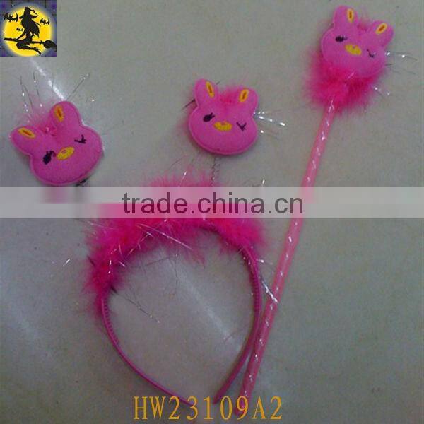 2013 New Design Kitty Rosiness headband set